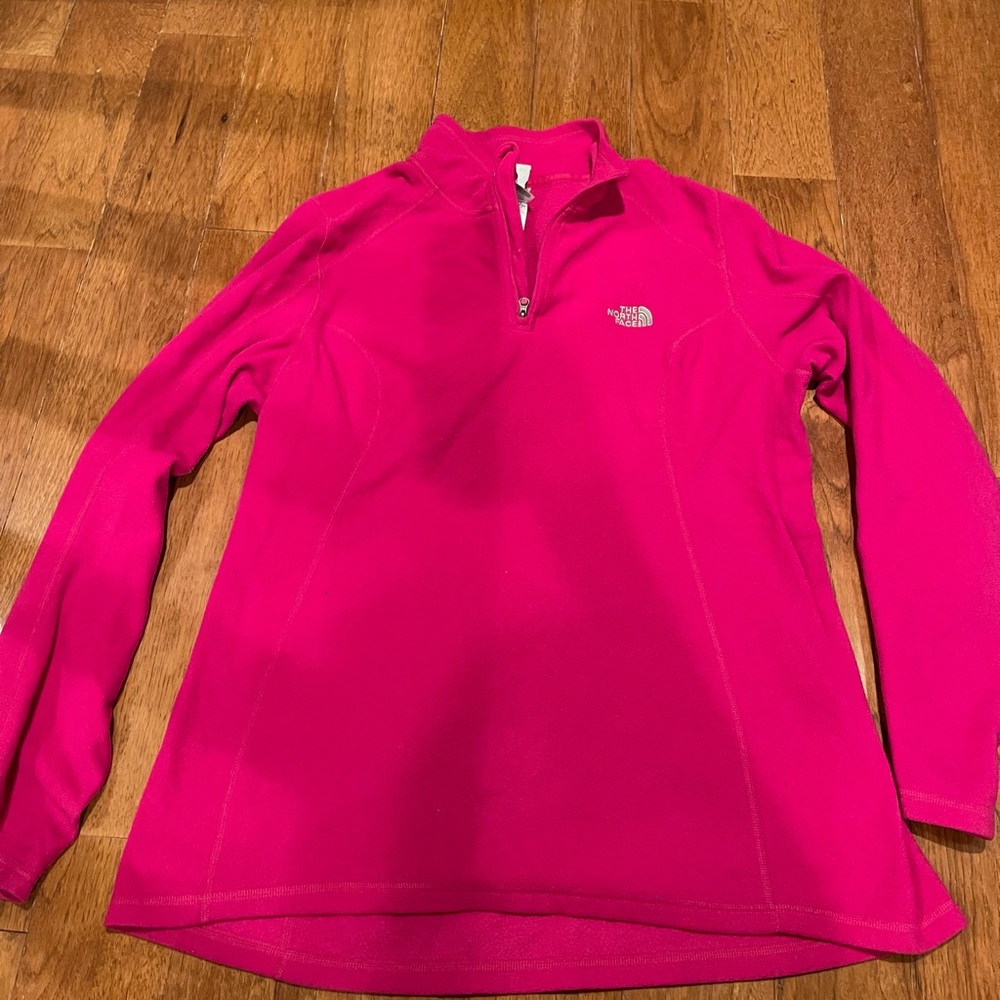 The North Face Fuchsia Half-Zip Top
